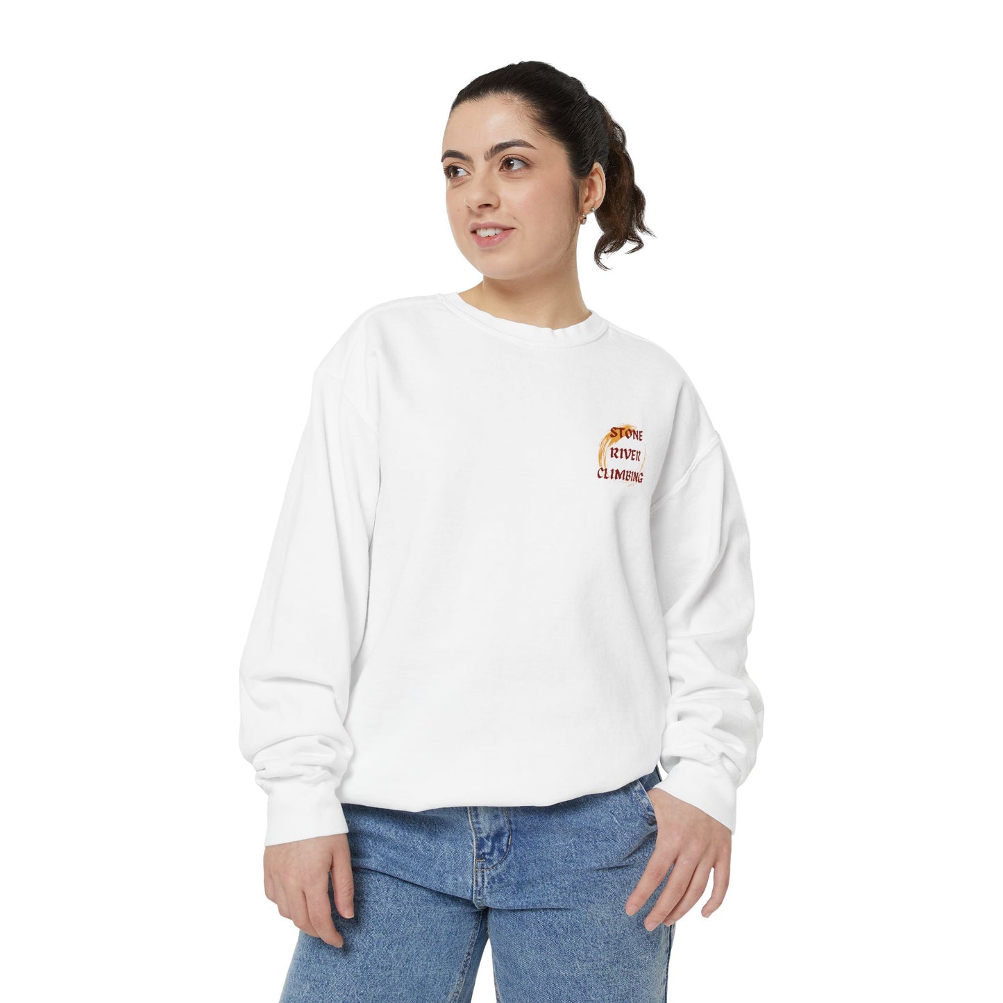 Stone River Paint Stroke Pullover