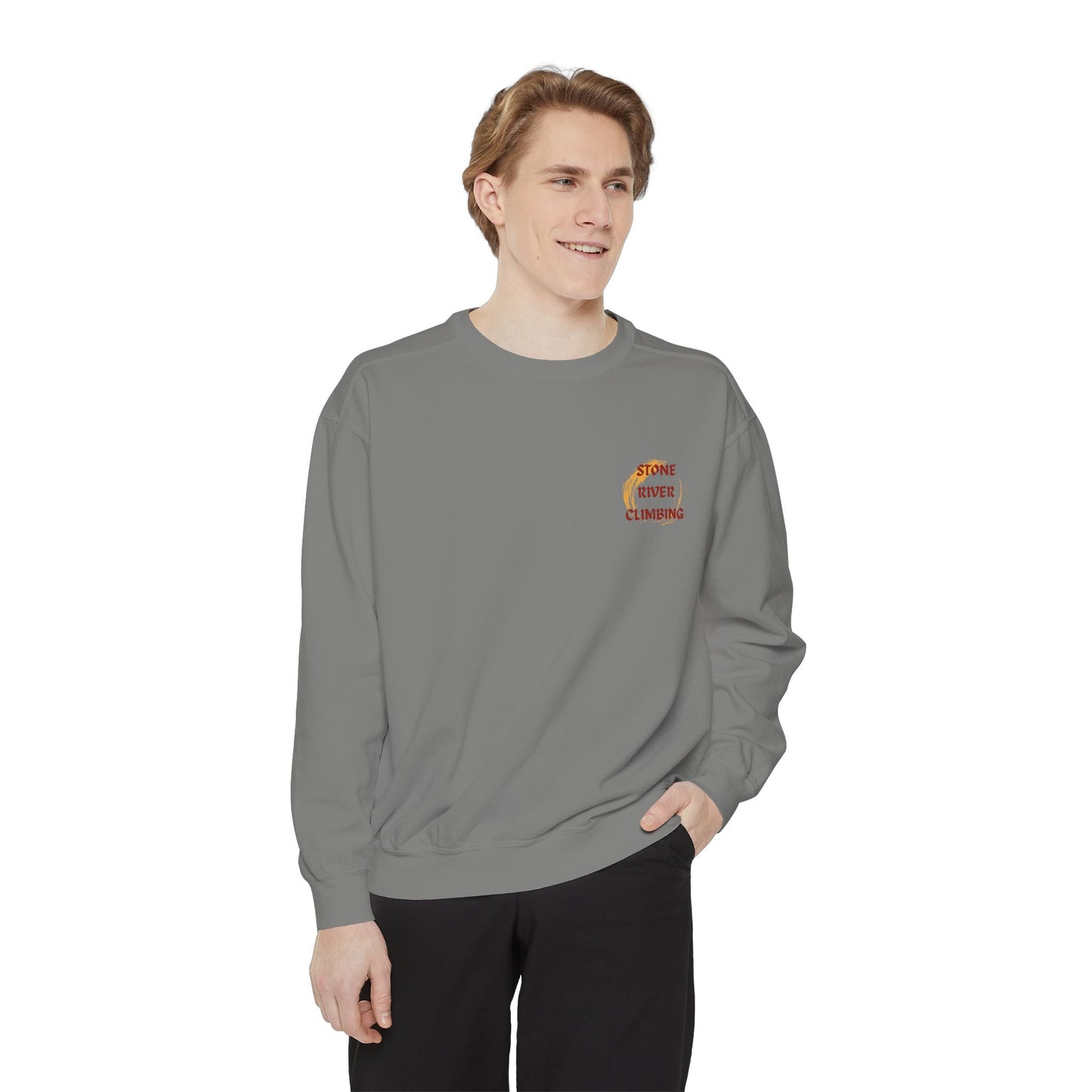 Stone River Paint Stroke Pullover