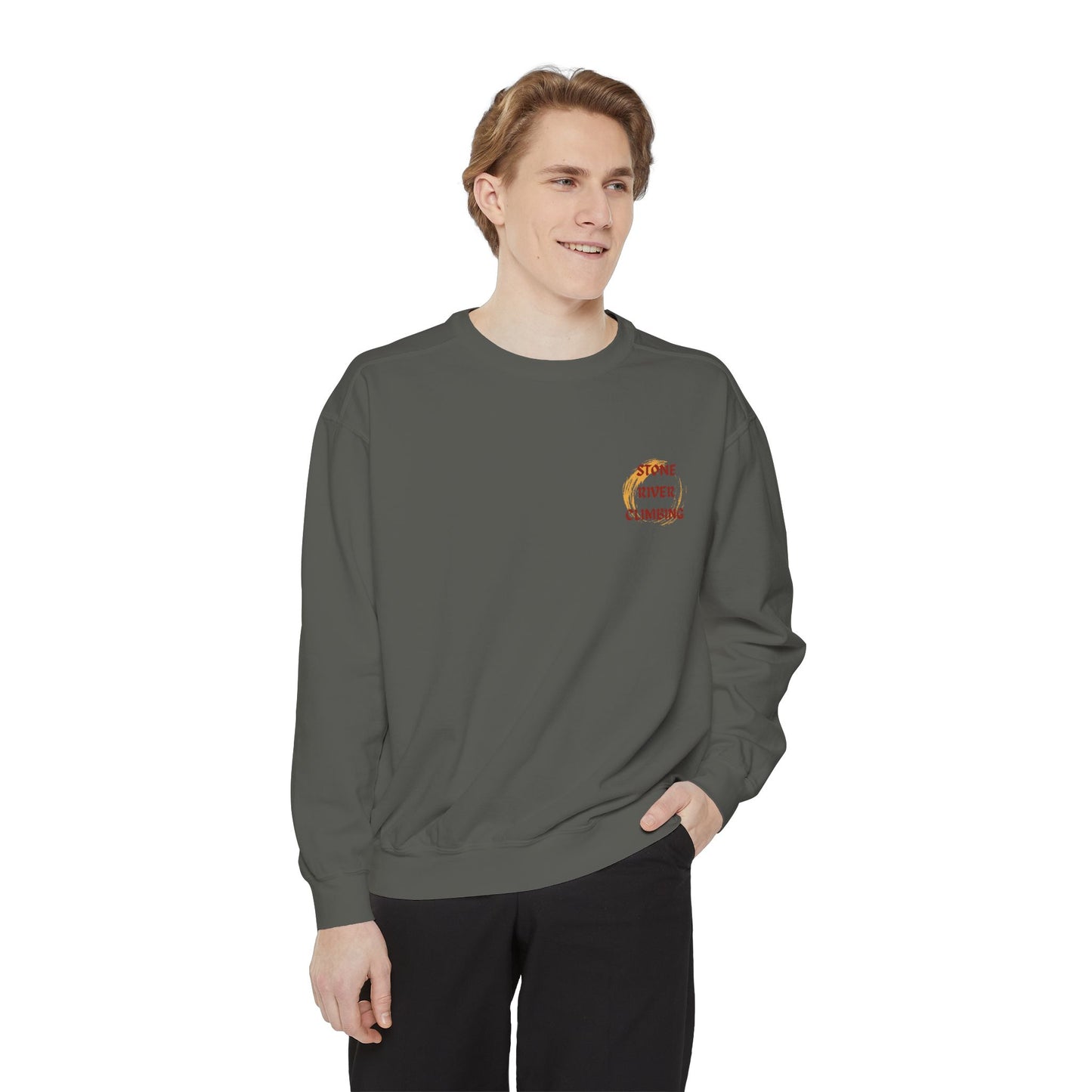Stone River Paint Stroke Pullover